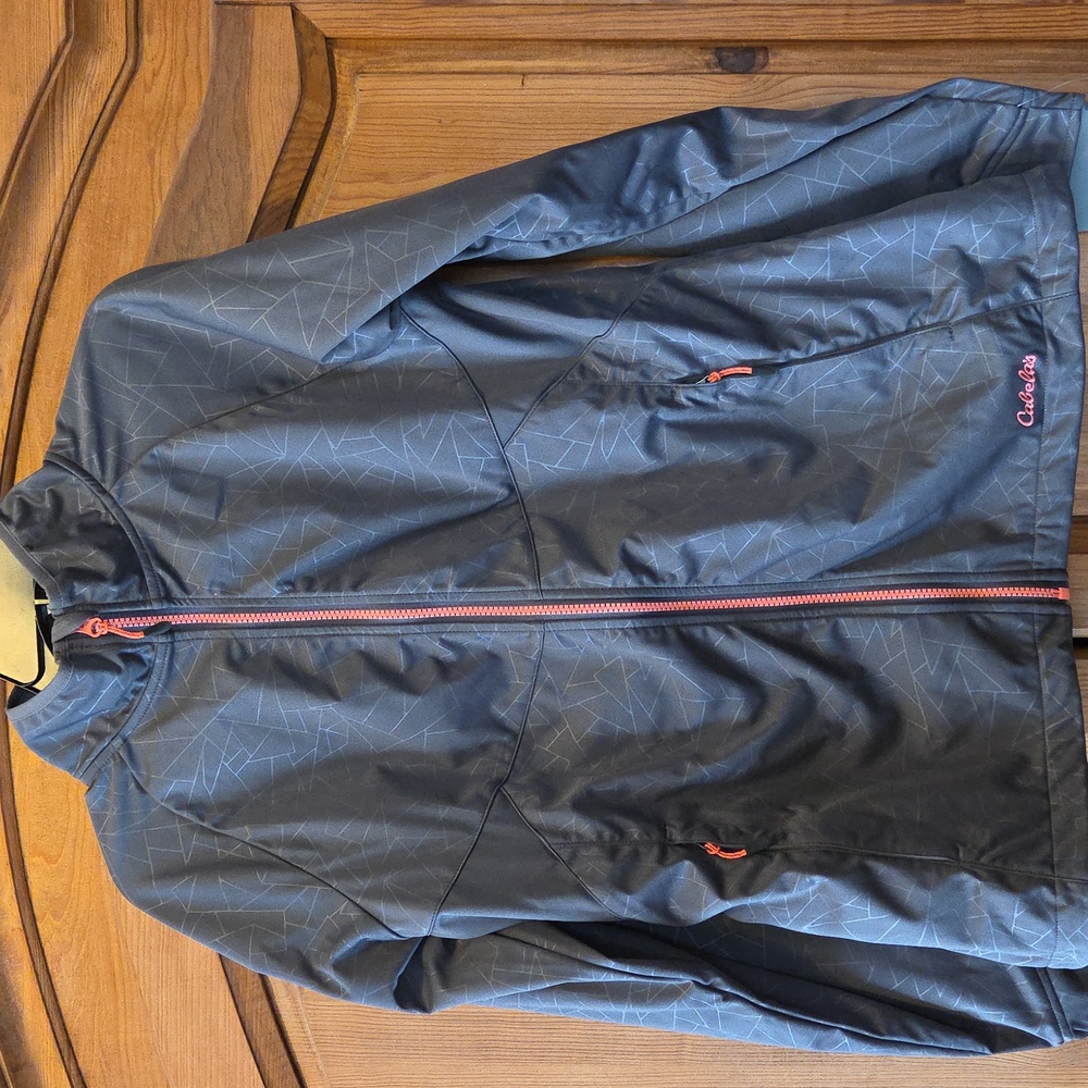 Women's LG Fleece Jacket Granite Gray 4MOST Water Repellent Cabelas NWT $100